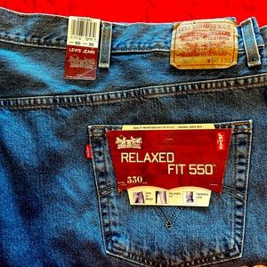 Men’s Levi 560 jeans W60 L30 big and tall new